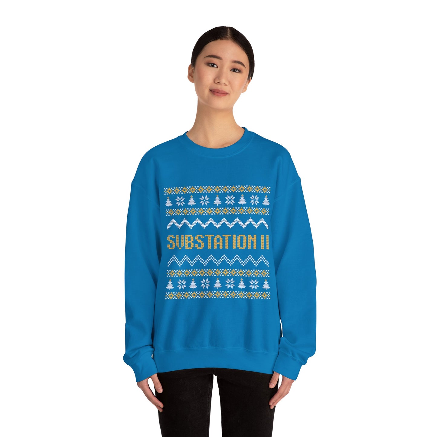 Faux Knit Sub Station II Holiday Sweatshirt