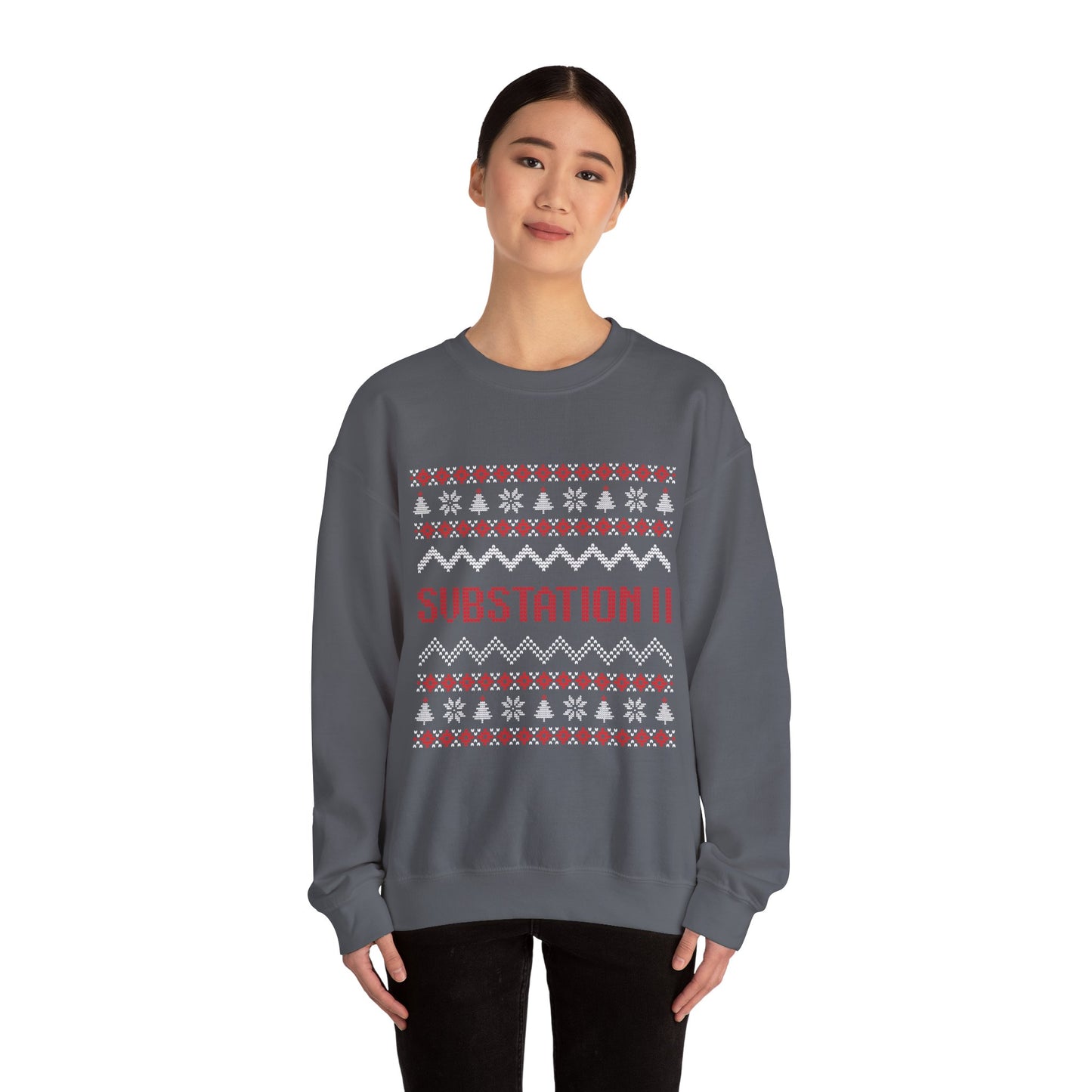 Faux Knit Sub Station II Holiday Sweatshirt