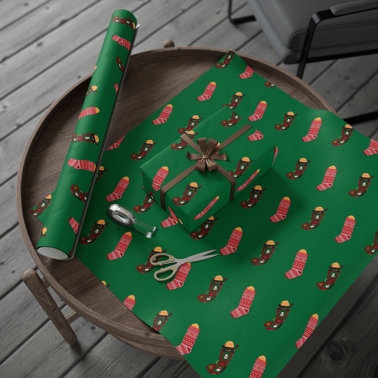 Sub Station II Stocking Wrapping Paper