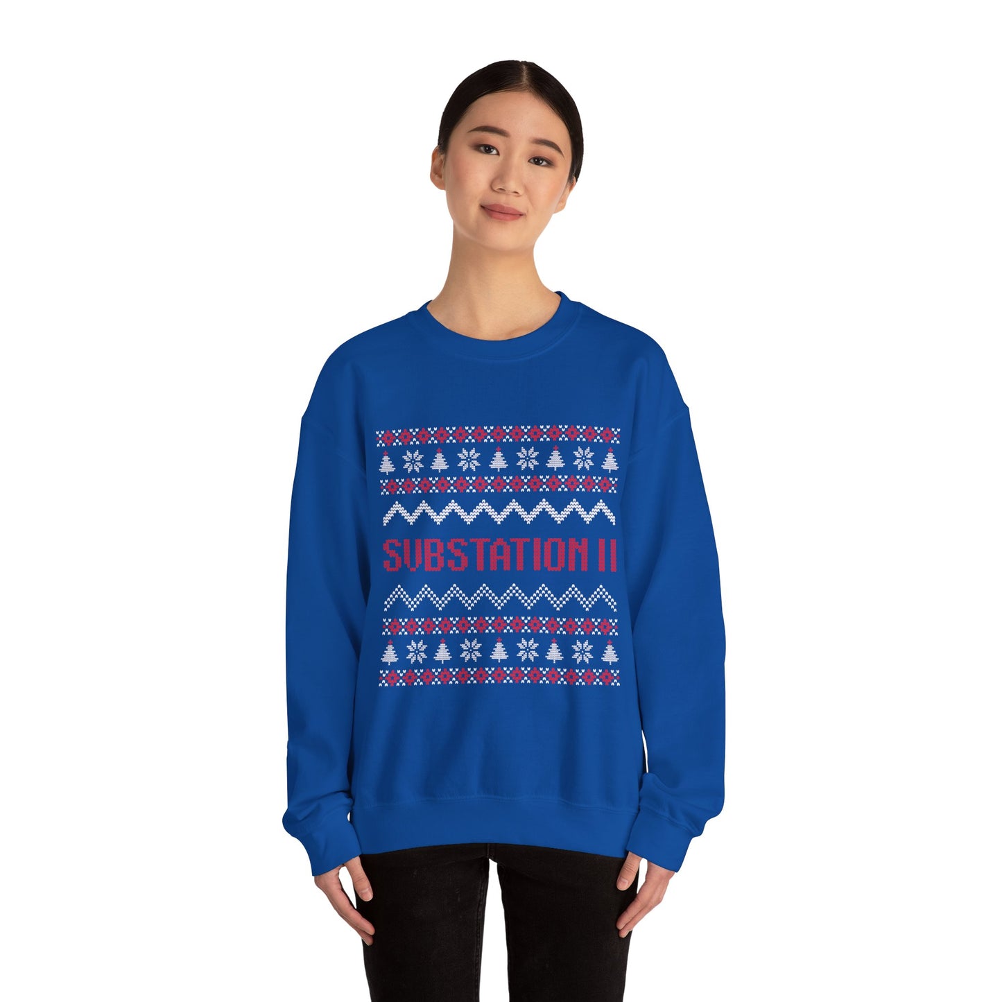 Faux Knit Sub Station II Holiday Sweatshirt