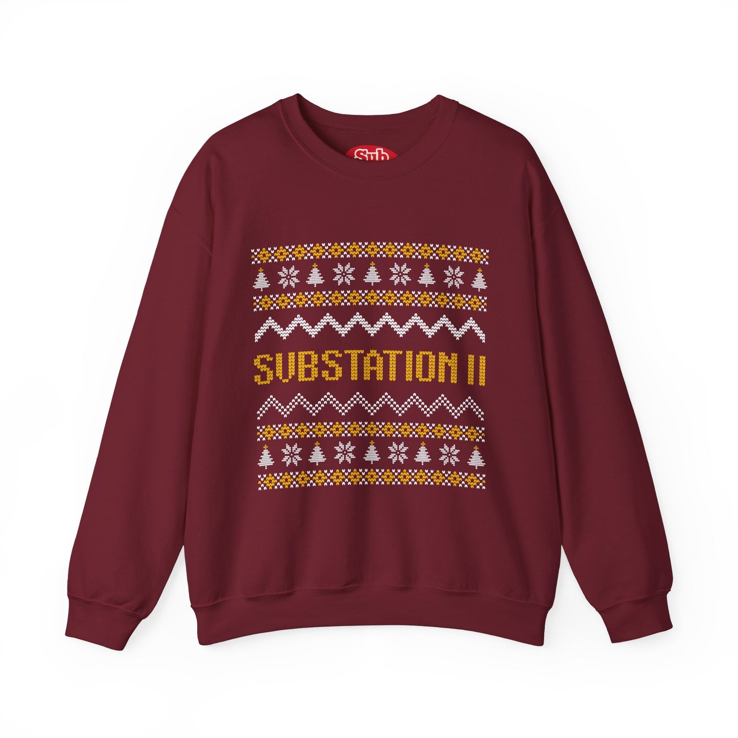 Faux Knit Sub Station II Holiday Sweatshirt