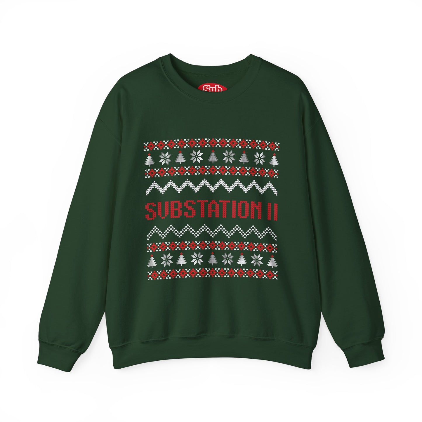 Faux Knit Sub Station II Holiday Sweatshirt