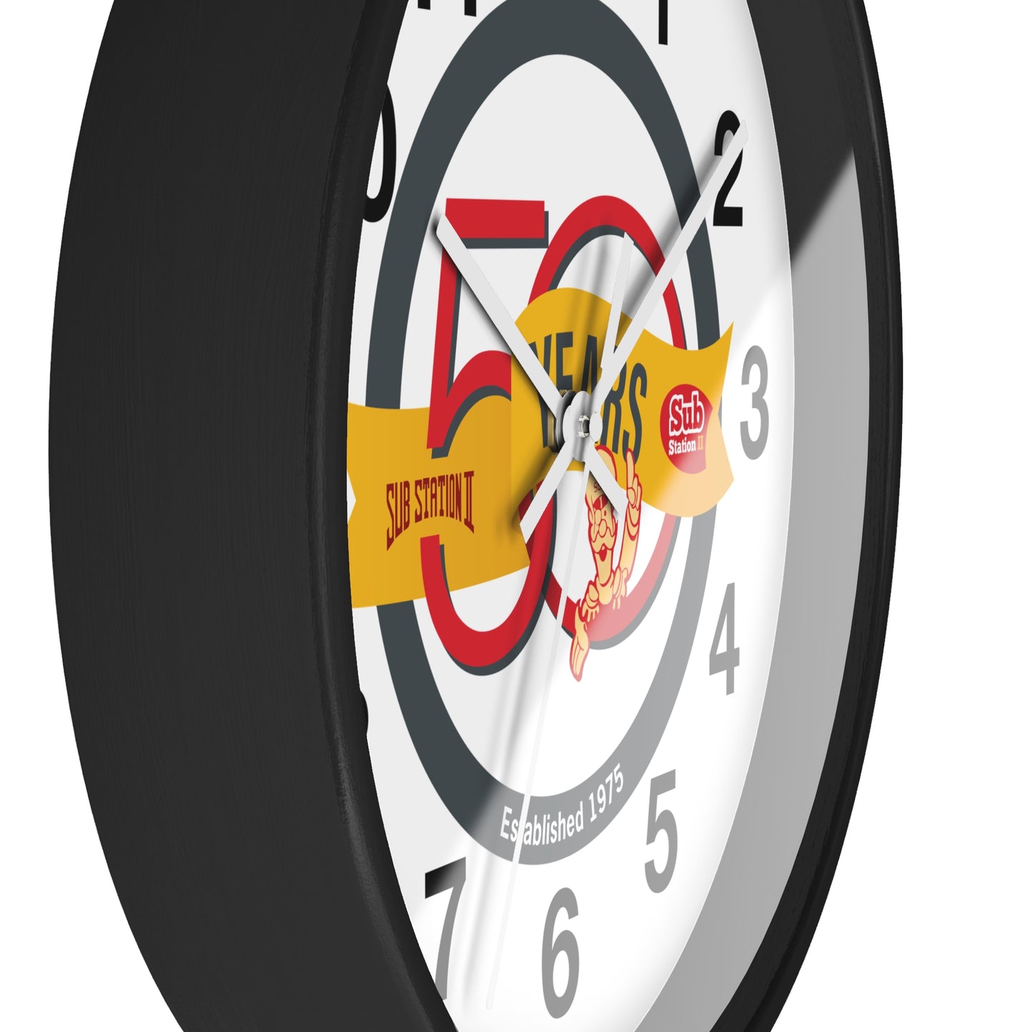 50th Anniversary Wall Clock