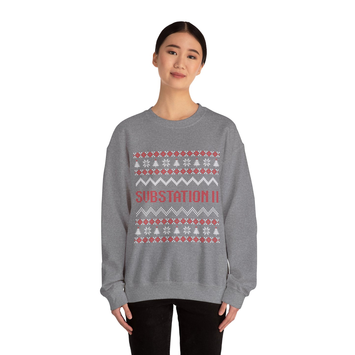 Faux Knit Sub Station II Holiday Sweatshirt