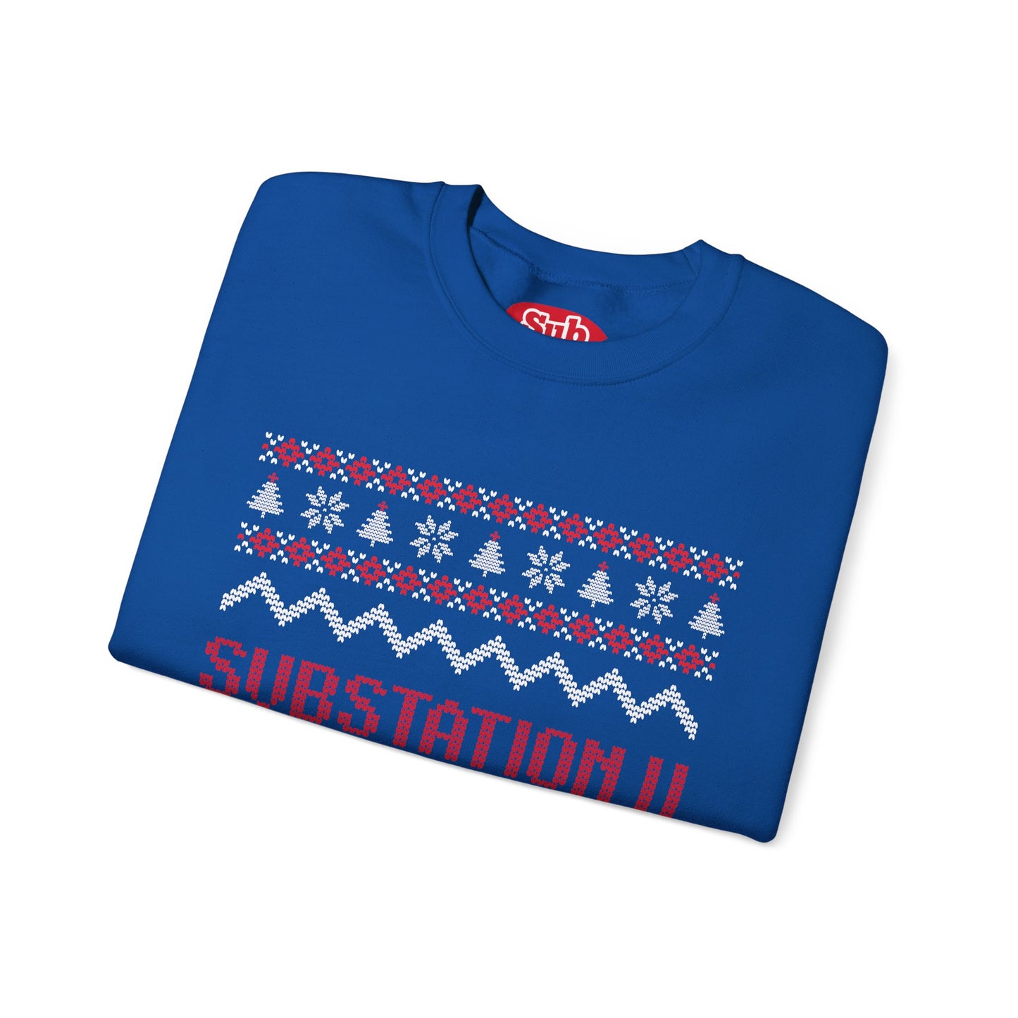 Faux Knit Sub Station II Holiday Sweatshirt