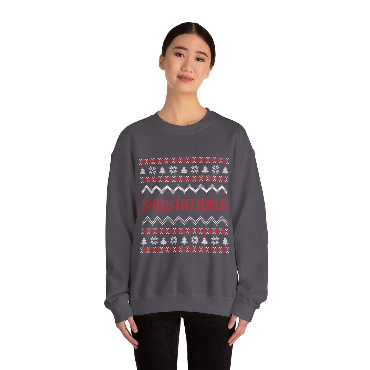 Faux Knit Sub Station II Holiday Sweatshirt