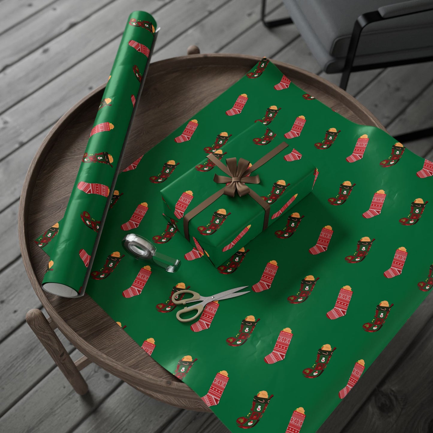Sub Station II Stocking Wrapping Paper