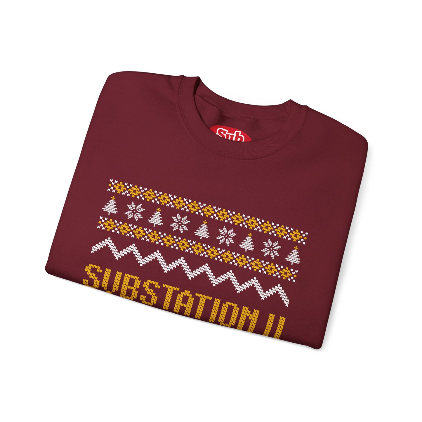 Faux Knit Sub Station II Holiday Sweatshirt