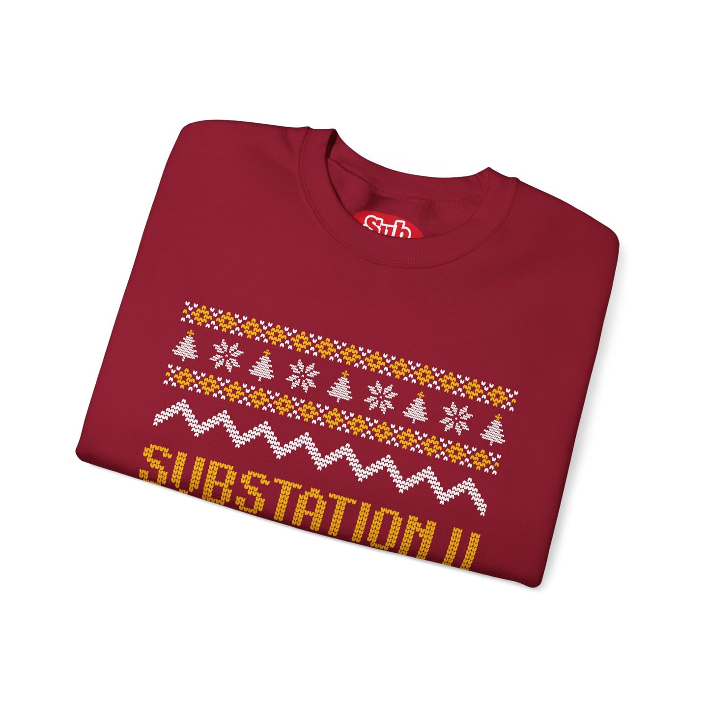 Faux Knit Sub Station II Holiday Sweatshirt