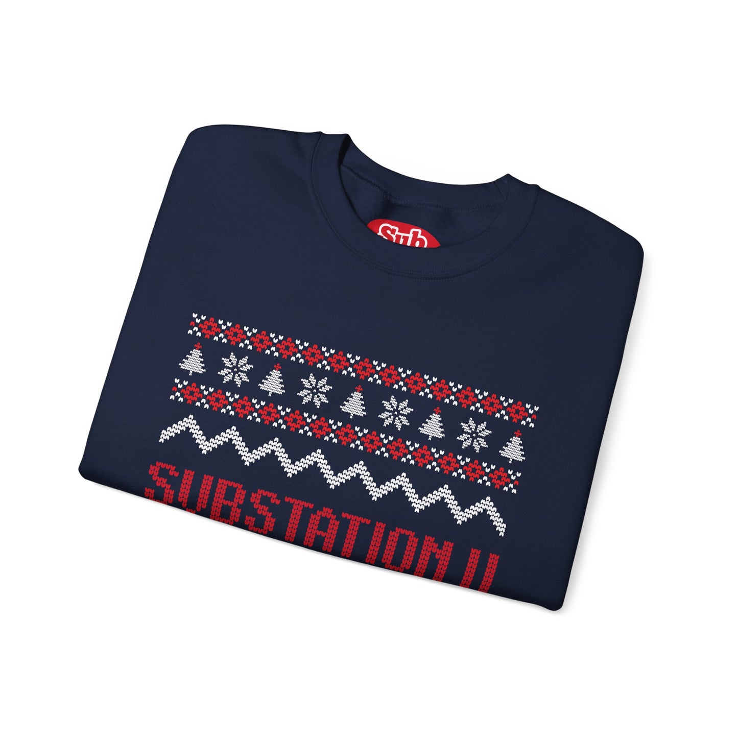 Faux Knit Sub Station II Holiday Sweatshirt