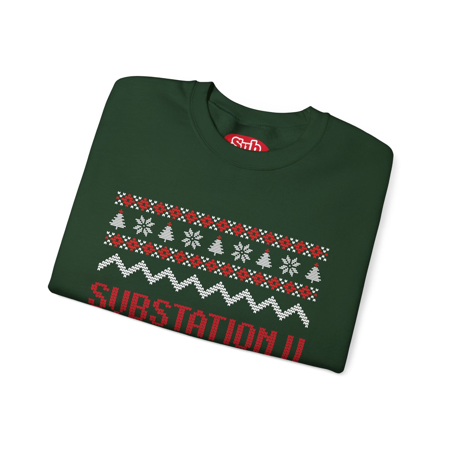 Faux Knit Sub Station II Holiday Sweatshirt