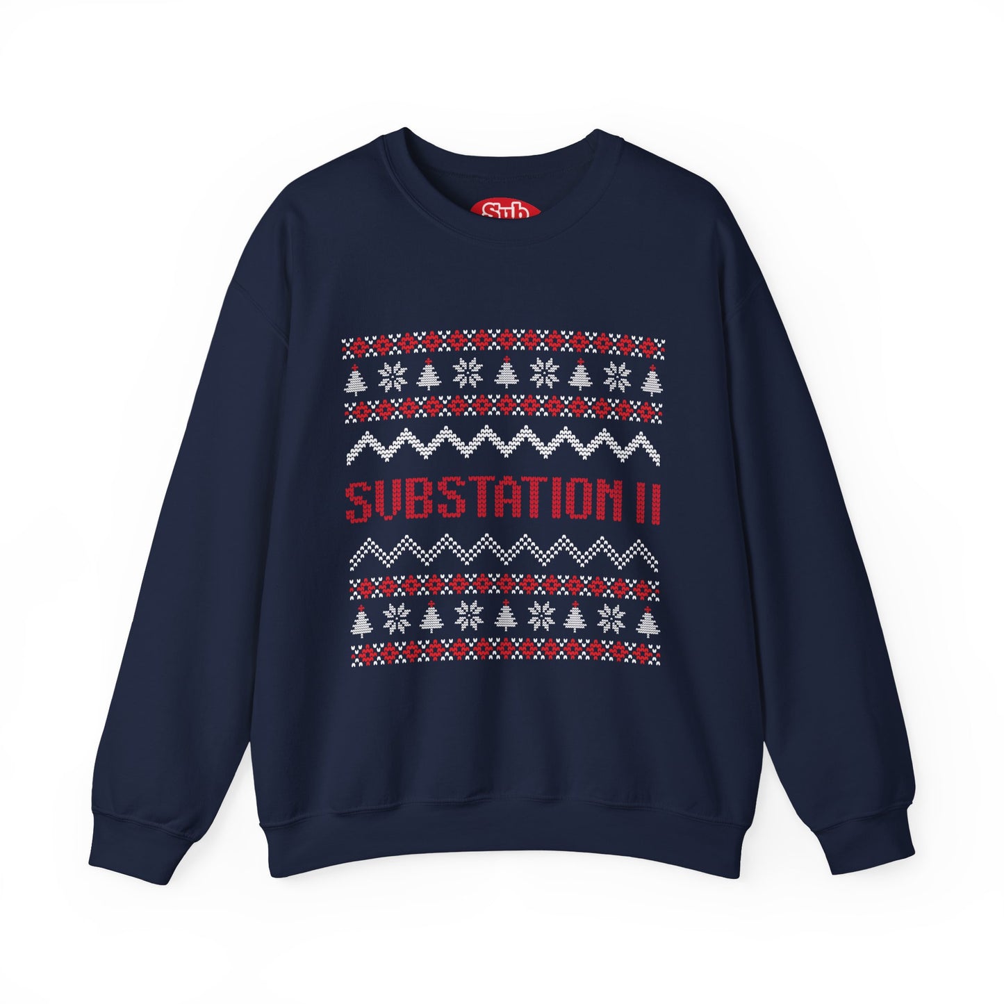 Faux Knit Sub Station II Holiday Sweatshirt