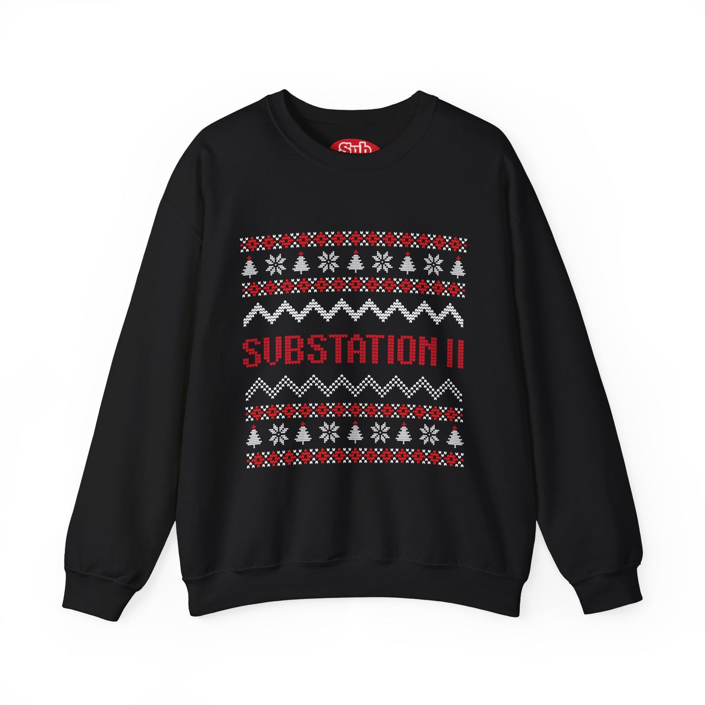 Faux Knit Sub Station II Holiday Sweatshirt