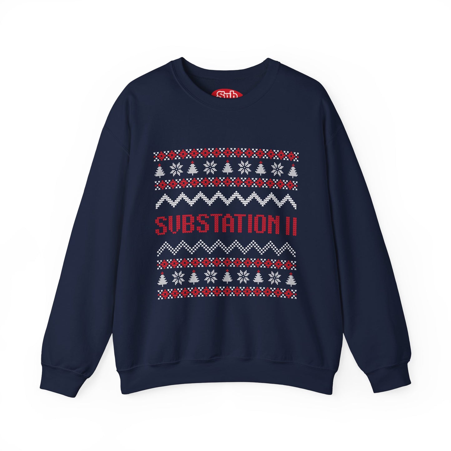 Faux Knit Sub Station II Holiday Sweatshirt