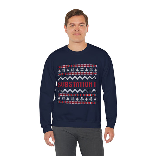 Faux Knit Sub Station II Holiday Sweatshirt