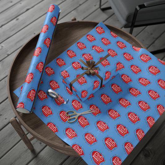 Sub Station II  Holiday Lights Logo Wrapping Paper