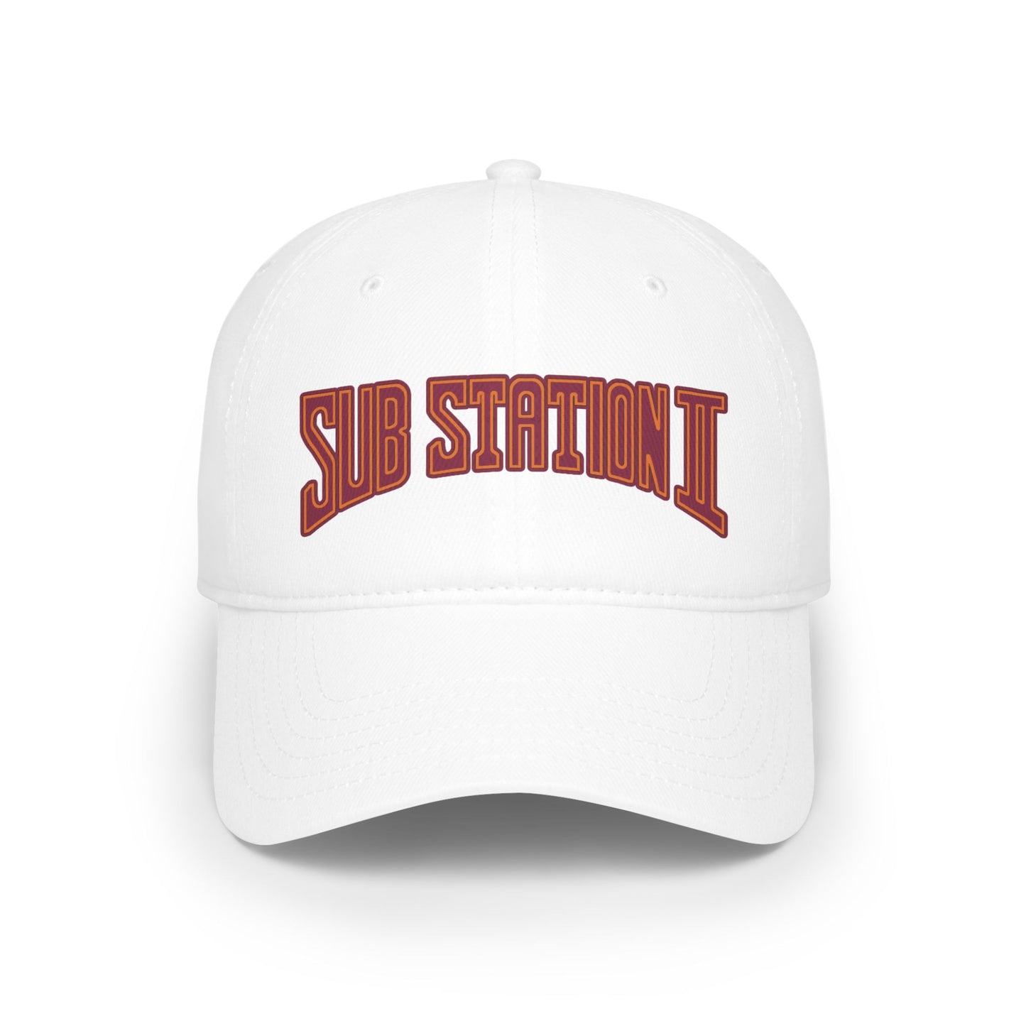 Maroon & Burnt Orange Sub Station II Hat